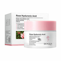 Crema facial con extractos de rosas y ácido hialurónico Bioaqua