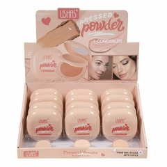 Set De Polvo Y Corrector Duo Ushas Tonos B - LooKZury Mayoristas