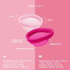 Copa Menstrual Ziggy Cup 2 Intimina en internet