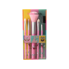 Set de brochas Bob esponja Sweet Beauty x5 - tienda online