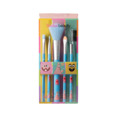 Set de brochas Bob esponja Sweet Beauty x5 - LooKZury Mayoristas