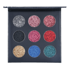 Paleta de sombras Shine Glitter Black Ruby Rose - comprar online