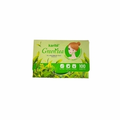 Papel absorbente té verde Karité x100 - comprar online