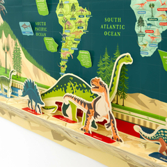 Dinosaur Timeline & World Map - comprar en línea
