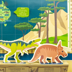 Dinosaur Timeline & World Map - COCONINI
