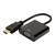 Adaptador de HDMI a VGA Con Cable Plug 3.5mm