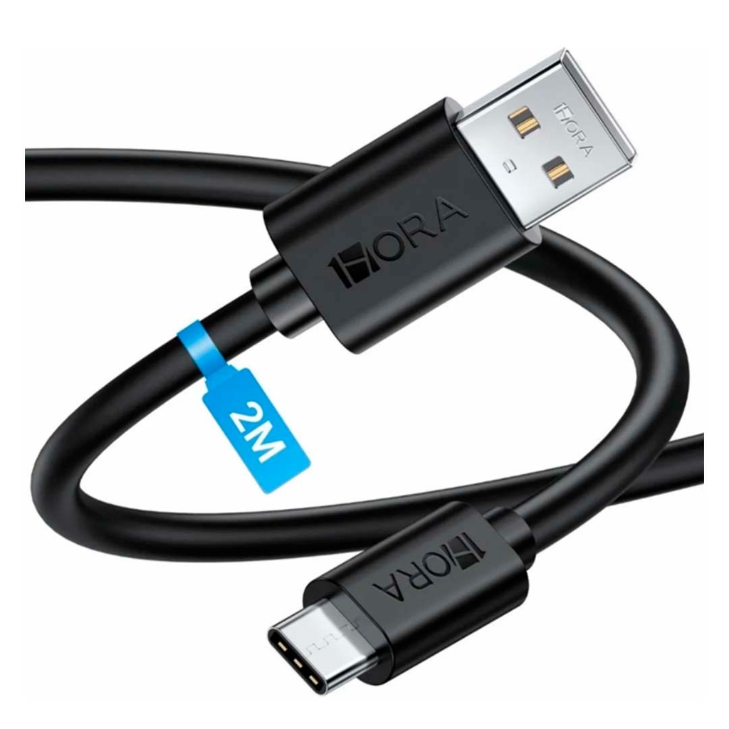 Paquete de 2 cables de carga USB tipo C cortos de 1 pie Cable de carga  rápida