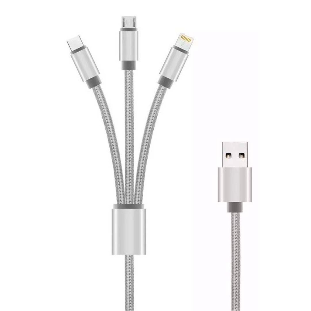 Cable Mhl Puntas Intercambiables Iphone ,V8,Tipo C