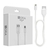 Cable USB Para iPhone iPad 2.1A 1 Metro Cajita Blanco 1Hora - comprar en línea