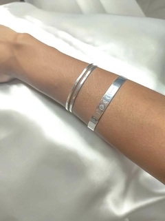 Bracelete fases da lua banhado a ouro 18k prata 925 - comprar online