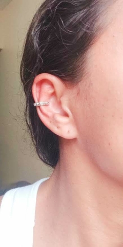 Piercing fake em aço 5 Esferas - comprar online