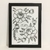 Quadro Decorativo A4 - No Rain No Flowers