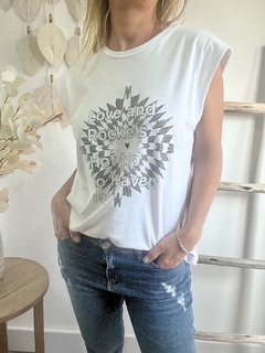 Remera SUN RAY blanco - comprar online