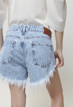 Short de jean PLUMA light blue - comprar online