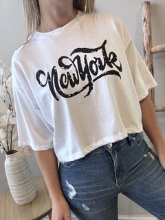 REMERA NEW YORK BLANCO