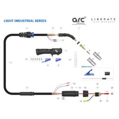 Torcha Mig Arc M2 C/euroconector - comprar online