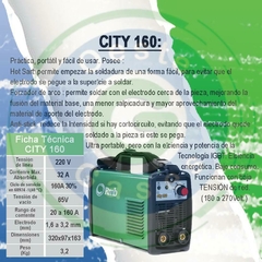 Soldadora Inverter City 160 Rmb + Maletin - comprar online