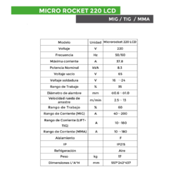 Soldadora Micro Rocket 220 RMB en internet