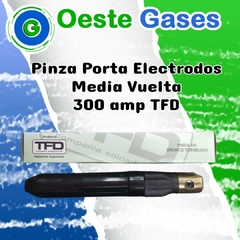 Pinza porta electrodos media vuelta 300 amp TFD