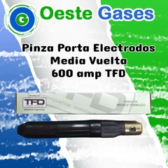 Pinza porta electrodos media vuelta 600 amp TFD