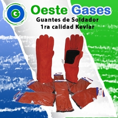 Guante Descarne Soldador Reforzado Kevlar Forrado