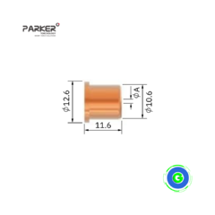 TOBERA CORTA CB50/CB70 PARKER DIAM. 1,0MM