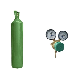 Tubo Cilindro Nitrógeno + Regulador de Alta (refrigeracion) - Oeste Gases