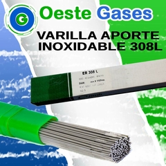 VARILLA DE APORTE TIG ACERO INOXIDABLE ER 308 L