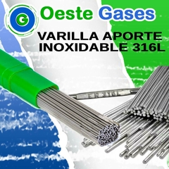 VARILLA DE APORTE TIG ACERO INOXIDABLE ER 316 L