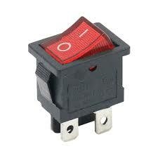 0320177 INTERRUPTOR DE 1 PASO TECLA RECTANGULAR ROJO 12V 2.17*2.85 CM 4 TERMINALES ON/OFF COLOR ROJO PARA MOTO - comprar en línea