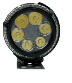 0802858 FARO PIEZA 6 LED PARA MOTICILETA Y AUTO CONTRONO RGB FOJO+ESTROBO BASE L 12V