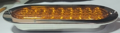 0816576 CALAVERA OVALADO PARA CAMION, 27 LED AMBAR 12/24V FIJO + ESTROBO, CROMADO en internet