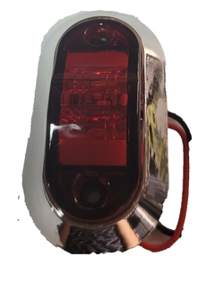 0816652 PLAFON DIRECCIONAL DE LED PARA CAMION, CON GEL, CROMADO ROJO - Autopartes electricas RAGA