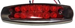 0897772 PLAFON PARA CAMION LATERAL TIPO PETER BILT 12 LED ROJO CON ESTROBO 12/24V