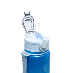 Garrafa Squeeze 700 ml de Policarbonato Degradê Cintilante Azul - Wolff - comprar online