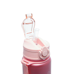 Garrafas Squeeze 700 ml de Policarbonato Degradê Cintilante Rosa - Wolff - comprar online