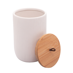 Pote Decorativo Ceramica Branco 12cm - comprar online