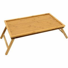 BANDEJA PARA CAMA TABLE BAMBU 19x50x30cm NATURAL