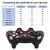 Controle Gamer Sem Fio com Suporte Celular Joystick Manete Bluetooth 2.4G