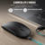 Mouse Sem Fio Bluetooth RGB 1600 dpi Exbom - comprar online