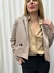 Blazer corto de ecocuero - tienda online