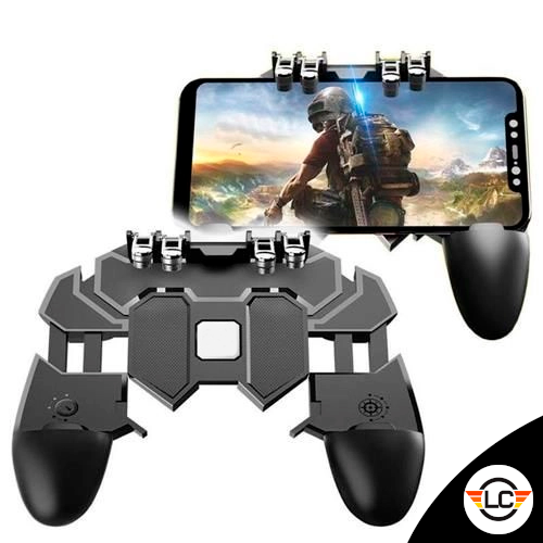 2 Gamepads com Gatilho Controle Celular Joystick Suporte Jogo