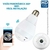 Lampada Camera Celular 3d Wifi V380 Cam Monitoração - VR CAM - Fisheye - Securityinfo