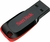 Sandisk Pen drive USB Cruzer Blade 16GB, preto/vermelho - comprar online
