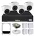 Kit 4 Câmeras de Segurança Intelbras 1120D Dome DVR MHDX 4 Ch