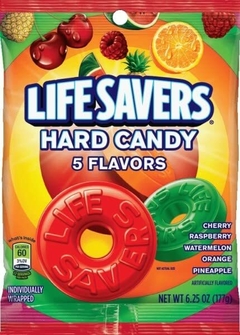 LIFE SAVERS 5 Sabores Hard Candy Bolsa 177 Gr 12 Pack - comprar en línea