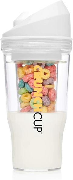 Crunch Cup Xl Vaso Portable Para Llevar Cereal Sin Cuchara - tienda en línea