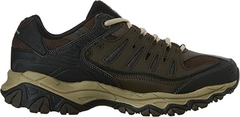 Skechers Afterburn Caballero Piel Memory Foam Lace-up en internet