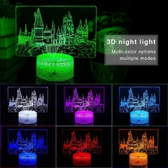 Lámpara Hogwarts Decoración Led Con Control Remoto - comprar en línea