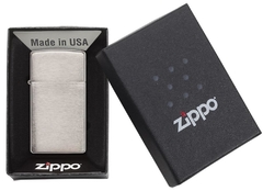 Encendedor Zippo Slim Cromado Mate